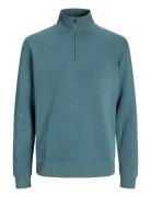 Jjebradley Sweat Half Zip Noos Jack & J S Blue