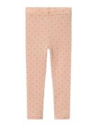 Nmfnava Wool Leggings Lil Lil'Atelier Pink