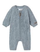 Nbmwrilla Wool Ls Knit Suit Name It Blue