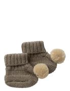 Nbfwrilla Wool Knit Slippers W/Dot Name It Brown