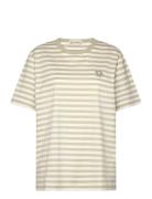 Tasaraita Men Ss Marimekko Khaki