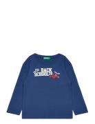 T-Shirt L/S United Colors Of Benetton Blue