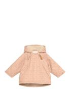 Nbfgerda Padded Loose Jacket Aop Fo Lil Lil'Atelier Pink