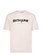 Essentiel Ss Tshirt SIXTH JUNE Cream