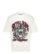 Vintage Tiger Print Ss Tshirt SIXTH JUNE White