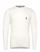 Uspa Knit Archi Men U.S. Polo Assn. White