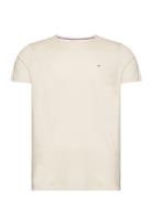 Tjm Xslim Jaspe C Neck Ext Tommy Jeans Cream