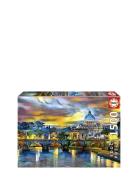 Educa 1500 St Peters Basilica & St Angelo Bridge Educa Patterned