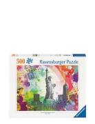 New York Postcard 500P Ravensburger Patterned