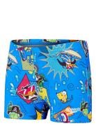 Boys Learn To Swim Digital Allover Aquashort Speedo Blue