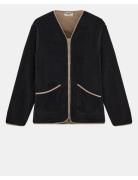 Akanders Pile Cardigan Anerkjendt Black