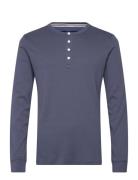 Solid Gradad W Contrast Fabric L/S Lindbergh Blue