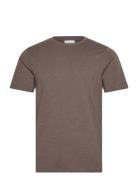 Basic Tee S/S In Melange Lindbergh Brown