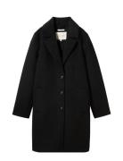 Long Coat Tom Tailor Black