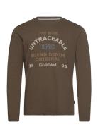 Tee L/S Blend Brown