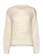 Knit With Large Emblem Coster Copenhagen Cream