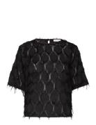 Top In Fluffy Lace Coster Copenhagen Black