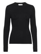 Slfcabala Ls Knit O-Neck Selected Femme Black