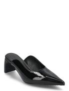 Rowe Heel Cutline Mule #P Bianco Black