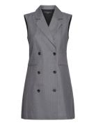 Fiorella Pin Stripe Tuxedo Dre French Connection Grey