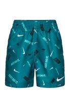 Nike B 4 Volley Short Print NIKE SWIM Blue