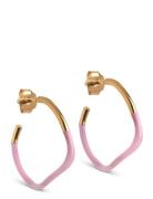 Sway Hoops Enamel Copenhagen Gold