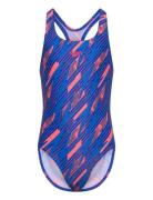 Girls Hyperboom Allover Medalist Speedo Blue