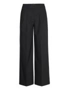 Straight-Fit Pleated Trousers Mango Black