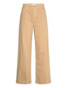 Ari Wide Leg Loose Jeans Mango Beige