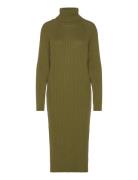 Yasmavi Knit Midi Rollneck Dress S. Noos YAS Green