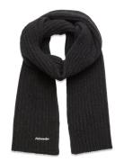 Lambswool Rib Scarf HOLZWEILER Grey