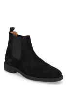 Slhjoseph Suede Chelsea Boot Selected Homme Black