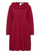 Dress Ls Knit Minymo Red