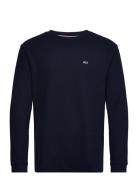 Tjm Reg Waffle L/S Tee Tommy Jeans Navy