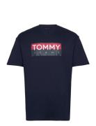 Tjm Reg Rwb Tommy Entry Tee Ext Tommy Jeans Navy