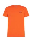 Hilfiger Stack Tee Tommy Hilfiger Orange