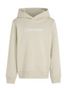 Inst. Logo Reg. Terry Hoodie Calvin Klein Cream