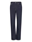 High Rise Straight Calvin Klein Jeans Navy