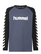 Hmlboys T-Shirt L/S Hummel Blue