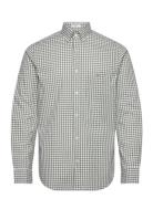 Reg Classic Poplin Gingham Shirt GANT Green