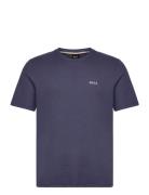 Waffle T-Shirt BOSS Navy