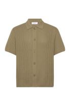 Gustavo Knit Shirt Les Deux Khaki