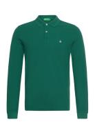 L/S Polo Shirt United Colors Of Benetton Green