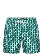 Banks Island Geo Swim Trunks J. Lindeberg Green