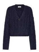 Cable Knit Cardigan Rosemunde Navy