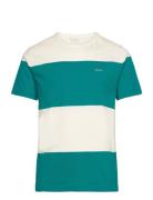 Bar Stripe Ss T-Shirt GANT Green