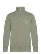 Graphic Half Zip GANT Green