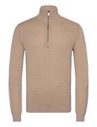 Bs Innes Regular Fit Knitwear Bruun & Stengade Beige