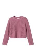 Nkfvenja Ls Loose Short Knit Name It Purple