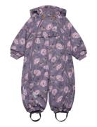 Snow Suit Aop Minymo Purple